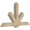 Ekena Millwork Kennewick Rough Sawn Timber Gable Bracket, Douglas Fir, 72"W x 42"H x 6"D x 6"F, 14/12 Pitch GBW072X42X0606KEN00RDF - alternate 3